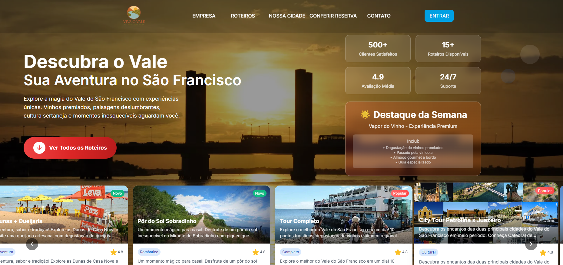Vale do São Francisco - Turismo Petrolina/Juazeiro